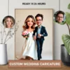 Custom Wedding Couple Caricature