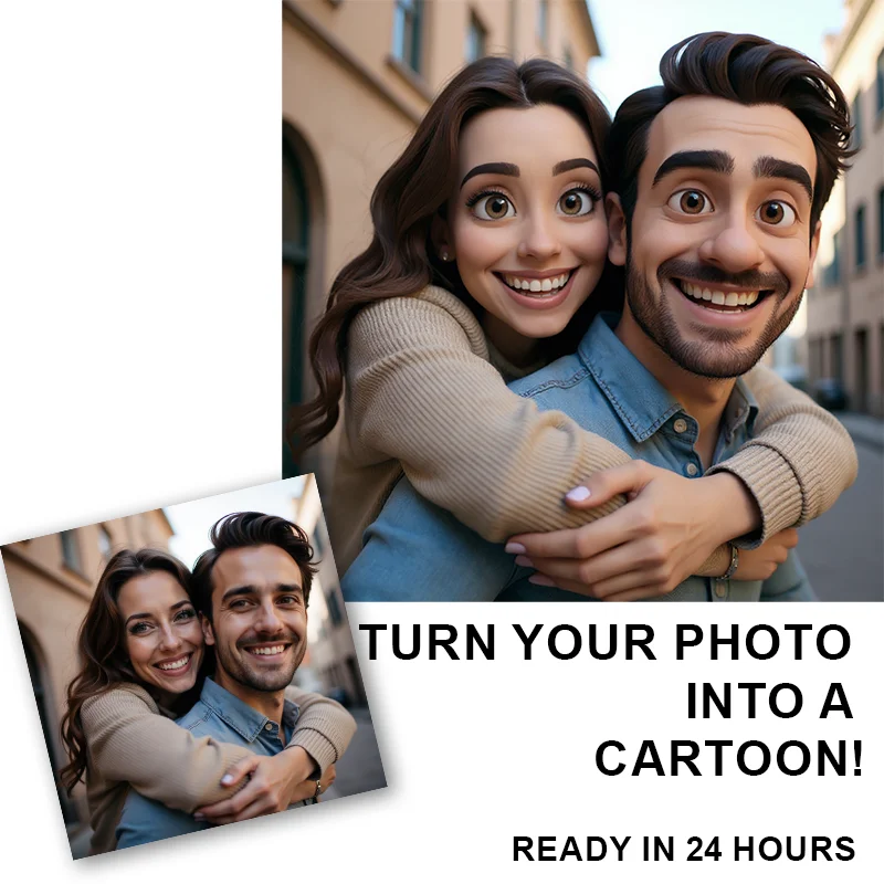 Pixar Style Portrait from Photo, 3D Cartoon Style Portrait, Couple Cartoon Drawing, Pixar Art Style Portrait, Personalized Cartoon Gift 6 Pixar Style Portrait from Photo, 3D Cartoon Style Portrait, Couple Cartoon Drawing, Pixar Art Style Portrait, Personalized Cartoon Gift - Image 6