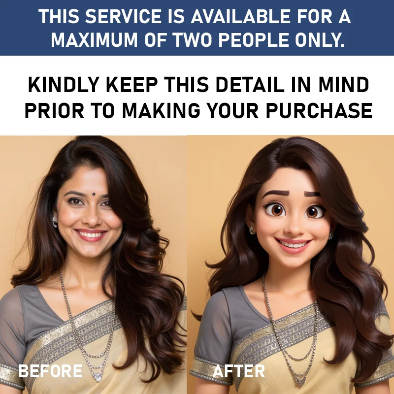 Pixar Style Portrait from Photo, 3D Cartoon Style Portrait, Couple Cartoon Drawing, Pixar Art Style Portrait, Personalized Cartoon Gift 3 pixar style service