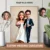 Custom Wedding Couple Caricature (Family Portrait Gift, Personalized Cartoon Portrait)